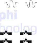 Delphi LX0231 - Set accesorii, placute frana - allinparts.ro