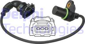 Delphi SS11200 - Senzor,pozitie ax cu came - allinparts.ro