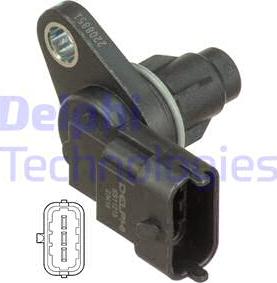 Delphi SS11215 - Senzor,pozitie ax cu came allinparts.ro