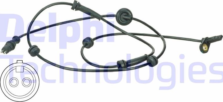 Delphi SS20482 - Senzor,turatie roata - allinparts.ro