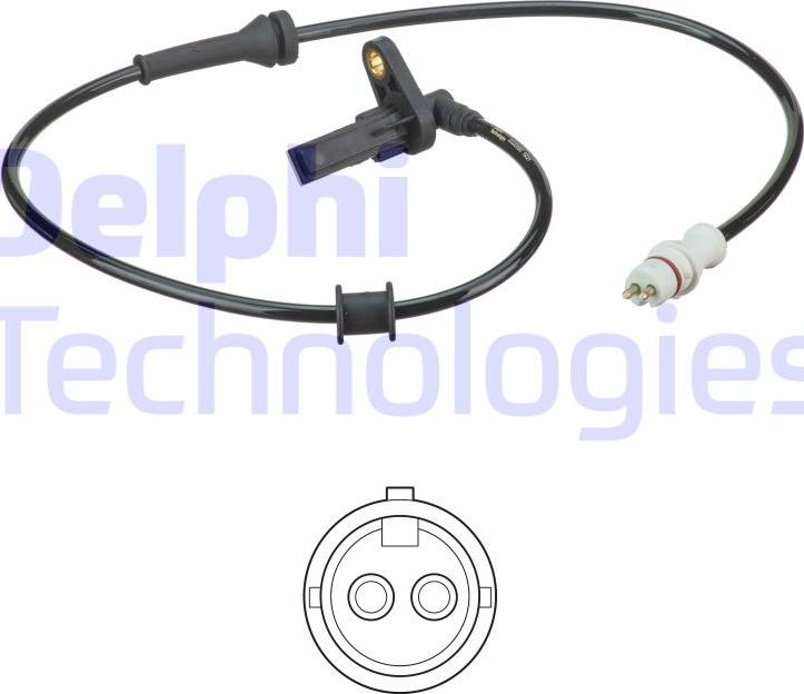 Delphi SS20590 - Senzor,turatie roata - allinparts.ro