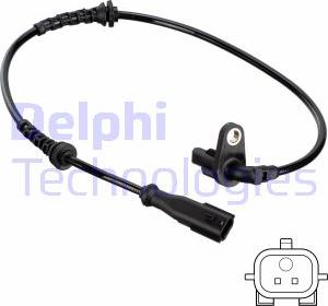 Delphi SS20812 - Senzor,turatie roata - allinparts.ro