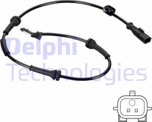 Delphi SS20799 - Senzor,turatie roata allinparts.ro