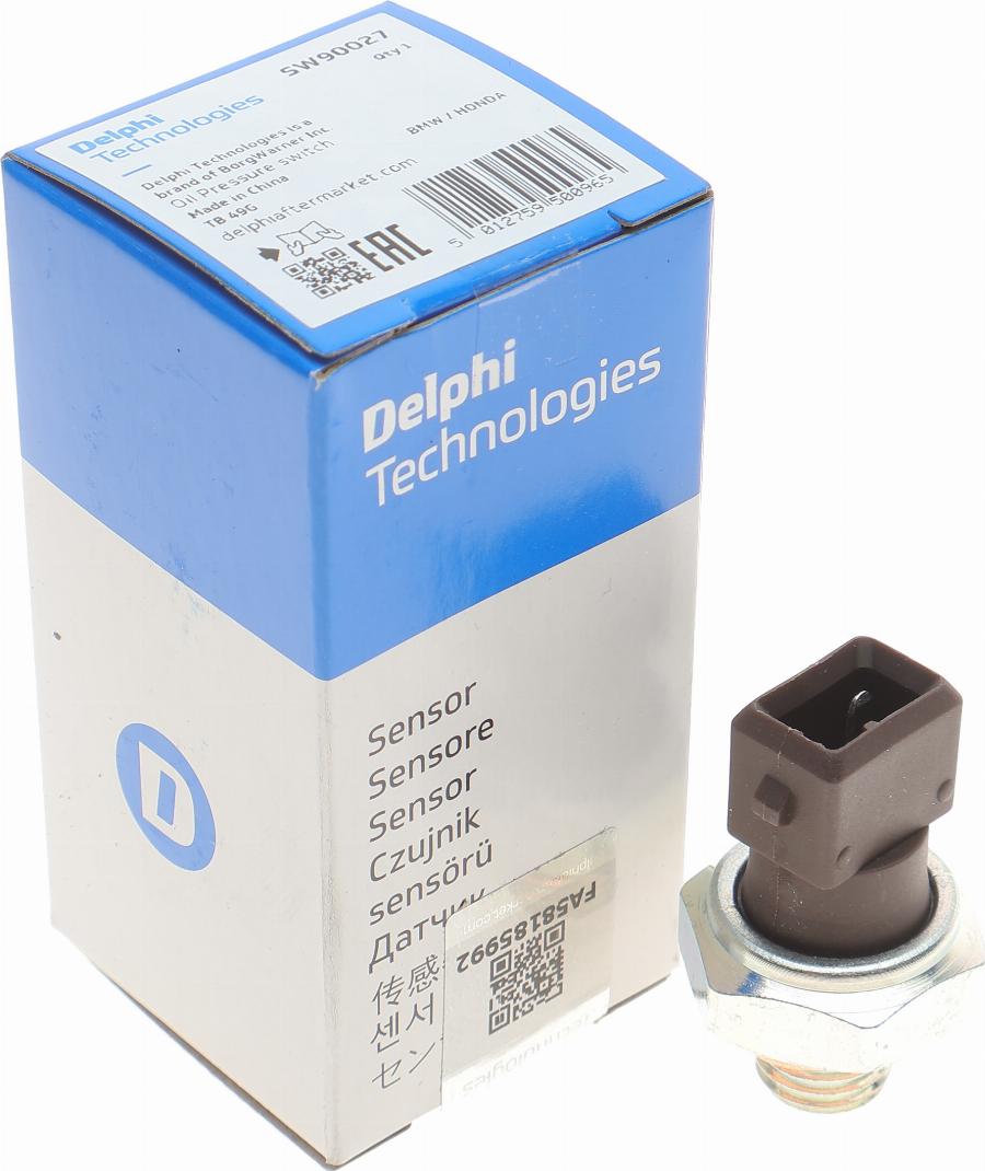 Delphi SW90027 - Senzor,presiune ulei - allinparts.ro