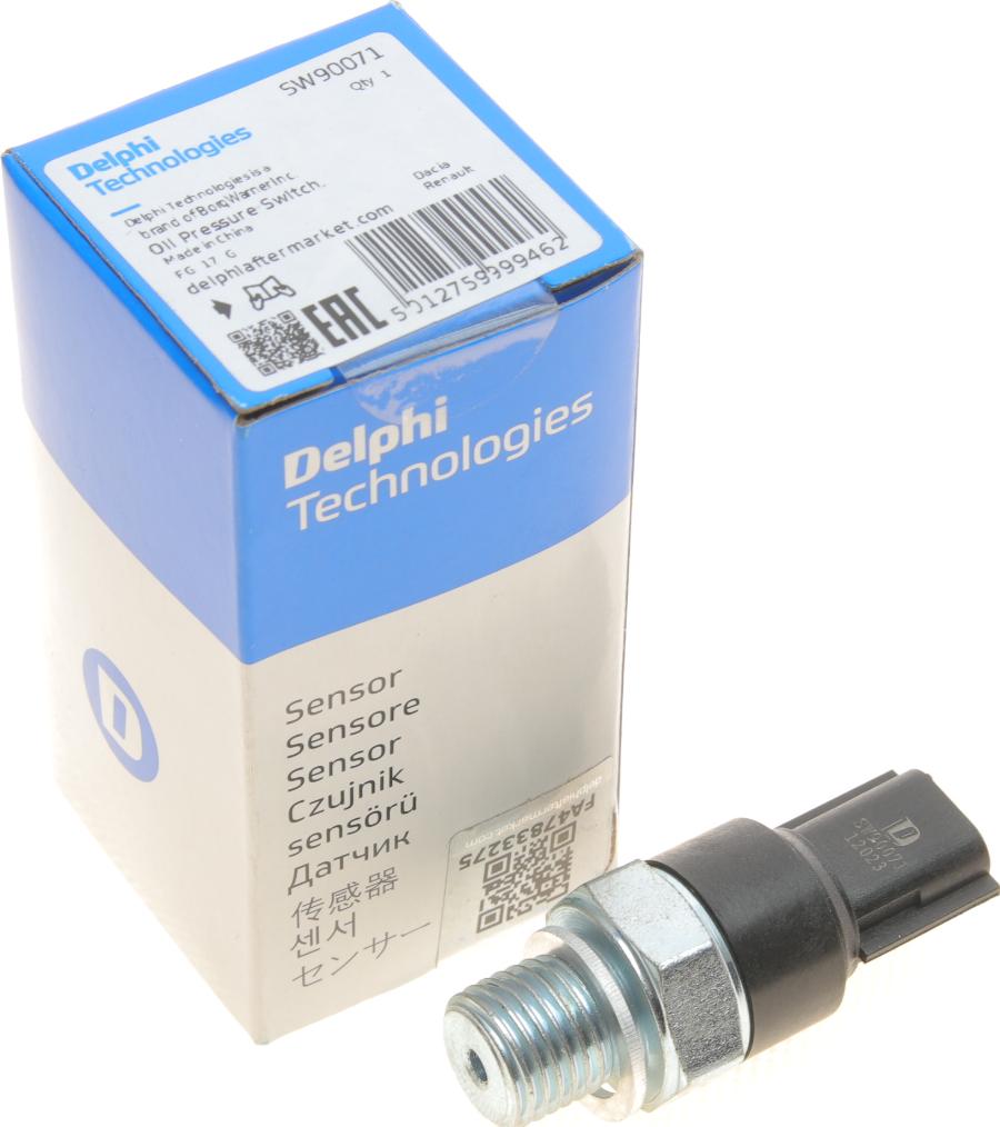 Delphi SW90071 - Senzor,presiune ulei - allinparts.ro