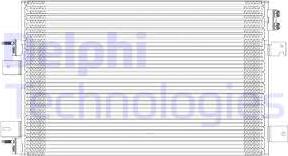 Delphi TSP0225601 - Condensator, climatizare allinparts.ro
