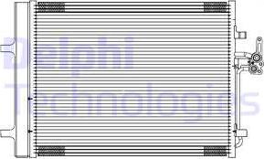 Delphi TSP0225689 - Condensator, climatizare allinparts.ro