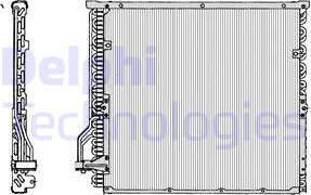 Delphi TSP0225014 - Condensator, climatizare - allinparts.ro