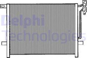 Delphi TSP0225118 - Condensator, climatizare - allinparts.ro