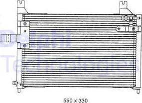 Delphi TSP0225301 - Condensator, climatizare allinparts.ro