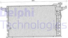 Delphi TSP0225235 - Condensator, climatizare - allinparts.ro