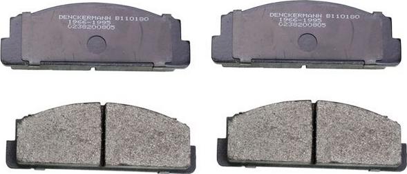 Denckermann B110180 - Set placute frana,frana disc - allinparts.ro