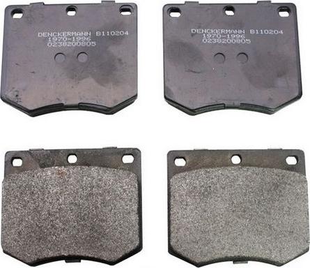 Denckermann B110204 - Set placute frana,frana disc allinparts.ro