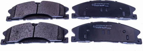 Denckermann B111581 - Set placute frana,frana disc - allinparts.ro