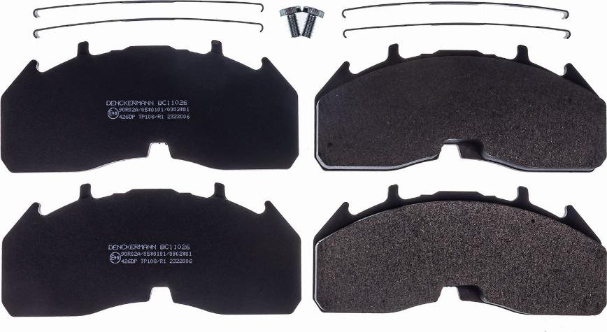 Denckermann BC11026 - Set placute frana,frana disc allinparts.ro