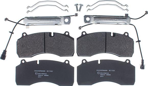 Denckermann BC11023 - Set placute frana,frana disc allinparts.ro