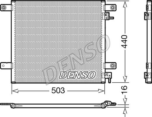 Denso DCN99066 - Condensator, climatizare allinparts.ro
