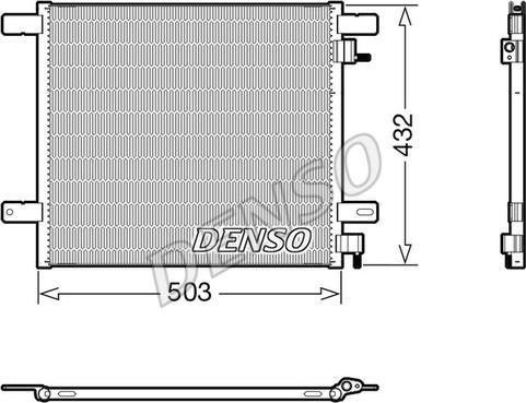 Denso DCN99076 - Condensator, climatizare allinparts.ro