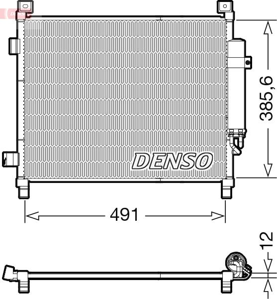 Denso DCN46031 - Condensator, climatizare allinparts.ro
