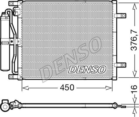 Denso DCN46029 - Condensator, climatizare allinparts.ro