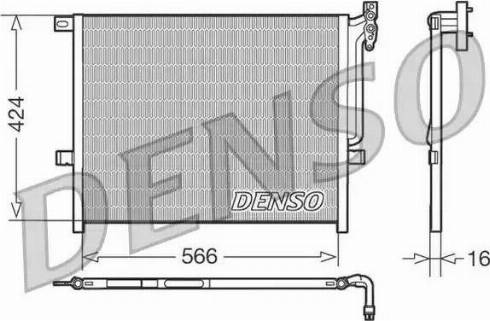 Denso DCN05004 - Condensator, climatizare - allinparts.ro