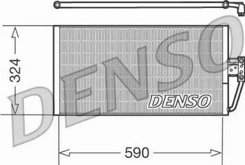 Denso DCN05006 - Condensator, climatizare - allinparts.ro