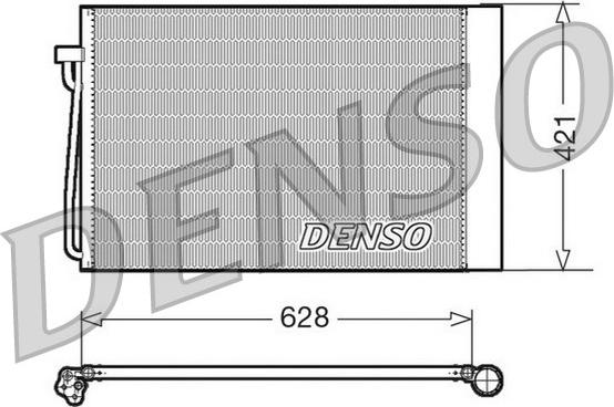 Denso DCN05018 - Condensator, climatizare - allinparts.ro