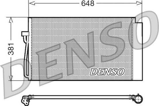 Denso DCN05017 - Condensator, climatizare - allinparts.ro