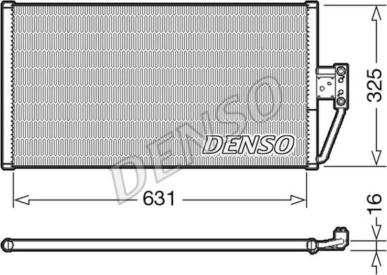 Denso DCN05021 - Condensator, climatizare - allinparts.ro