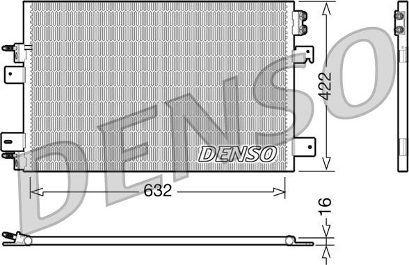 Denso DCN06007 - Condensator, climatizare allinparts.ro