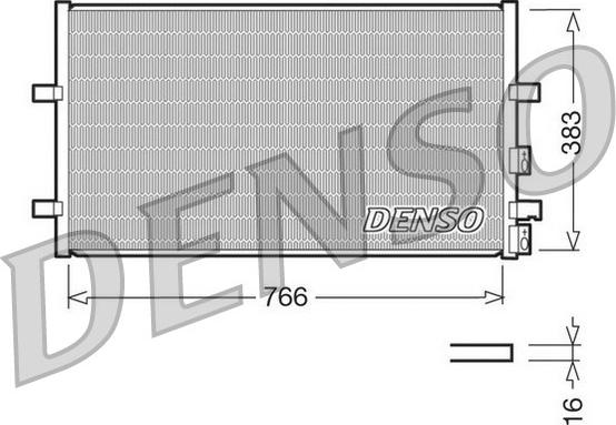 Denso DCN10009 - Condensator, climatizare - allinparts.ro