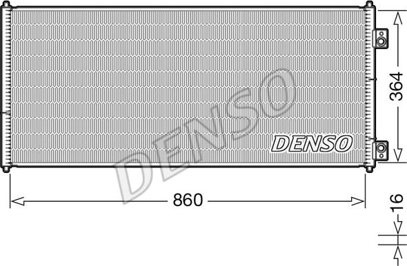 Denso DCN10032 - Condensator, climatizare allinparts.ro