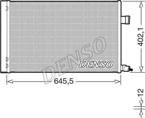 Denso DCN11009 - Condensator, climatizare allinparts.ro