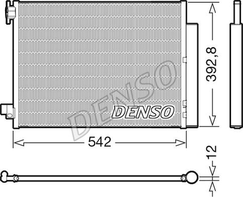 Denso DCN37004 - Condensator, climatizare - allinparts.ro