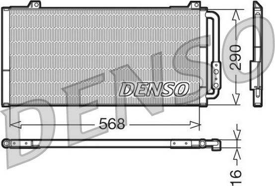 Denso DCN24001 - Condensator, climatizare allinparts.ro