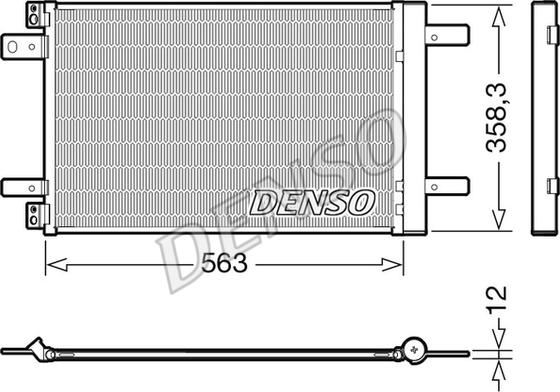 Denso DCN21032 - Condensator, climatizare allinparts.ro