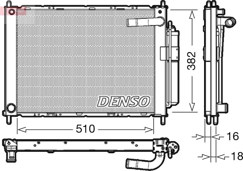 Denso DRM46101 - Modul racire allinparts.ro