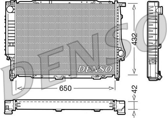 Denso DRM05055 - Radiator, racire motor - allinparts.ro