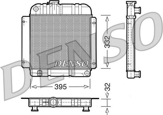 Denso DRM05001 - Radiator, racire motor - allinparts.ro