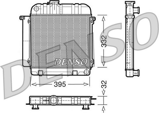 Denso DRM05010 - Radiator, racire motor - allinparts.ro