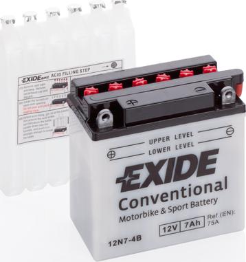 DETA 12N7-4B - Baterie de pornire allinparts.ro