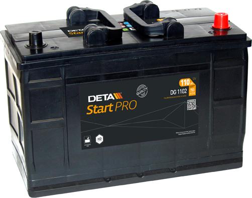 DETA DG1102 - Baterie de pornire allinparts.ro