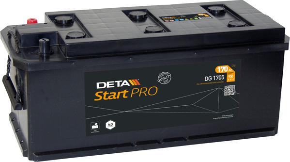DETA DG1705 - Baterie de pornire allinparts.ro