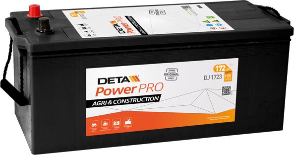 DETA DJ1723 - Baterie de pornire allinparts.ro