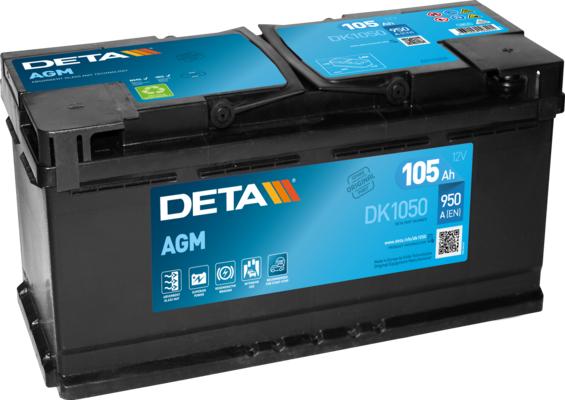 DETA DK1050 - Baterie de pornire allinparts.ro