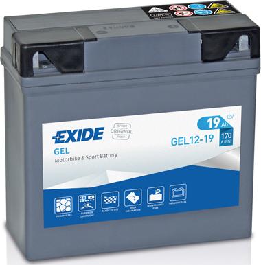 DETA GEL12-19 - Baterie de pornire allinparts.ro