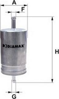Diamax DF3265 - Filtru combustibil - allinparts.ro