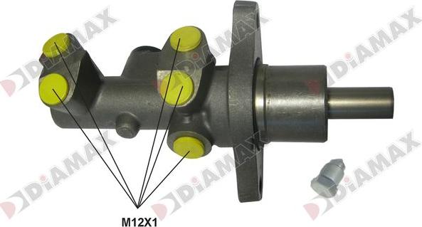 Diamax N04637 - Pompa centrala, frana - allinparts.ro