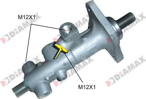 Diamax N04216 - Pompa centrala, frana - allinparts.ro