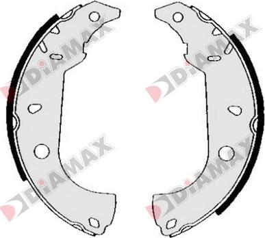 Diamax N01233 - Set saboti frana - allinparts.ro